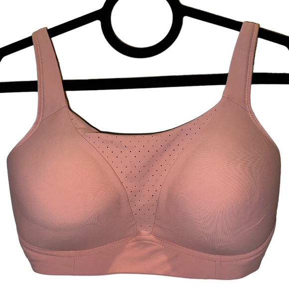 NWOT LULULEMON Run Times High Support Pink Pastel Sports Bra Size 34E / 32DD - Picture 4 of 15